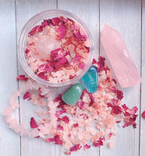 Load image into Gallery viewer, Love Healing/Activation Bath Soak & Crystal Kit