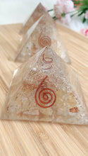 Load image into Gallery viewer, ORGONITE Citrine Pyramid