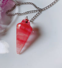 Load image into Gallery viewer, Strawberry Quartz Pendulum
