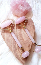Load image into Gallery viewer, Rose Quartz Facial Sculpture and Massaging Wand