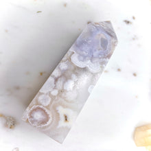 Load image into Gallery viewer, Lavender Flower Agate Druzy Towers