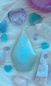 White Rainbow Moonstone