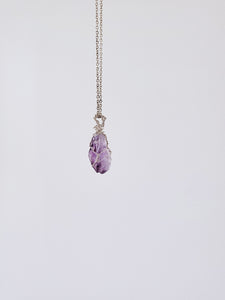 Spiritual Warrior Amethyst Crystal Necklace