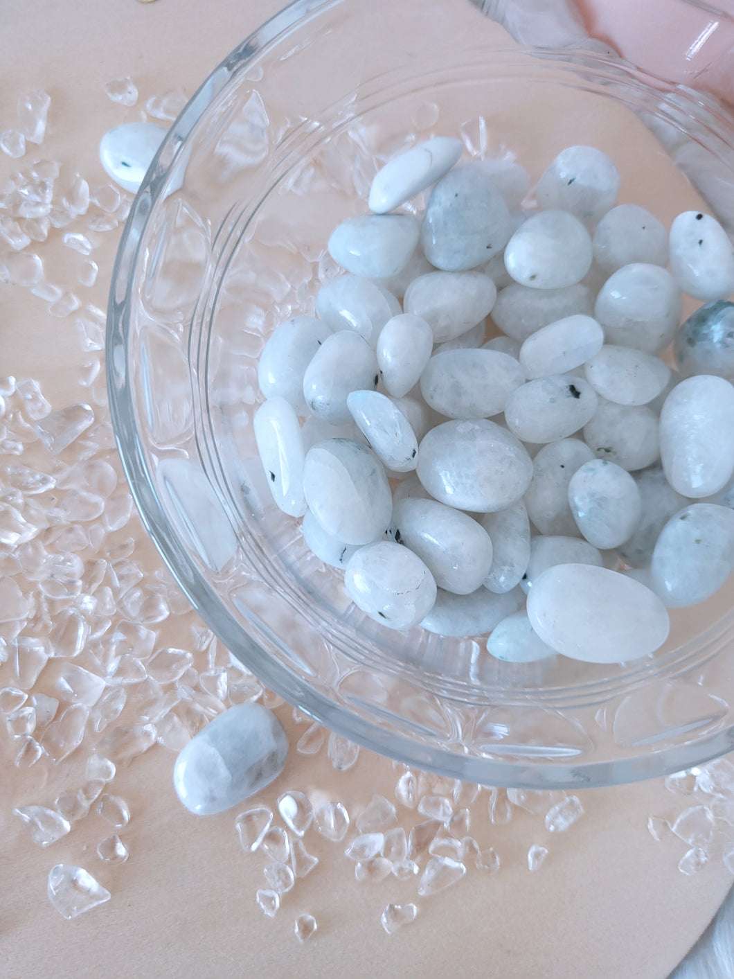Rainbow Moonstone Tumbles