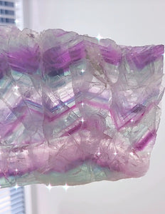 Rainbow Fluorite Charging Pad Large