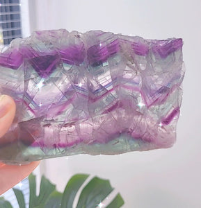 Rainbow Fluorite Charging Pad Large